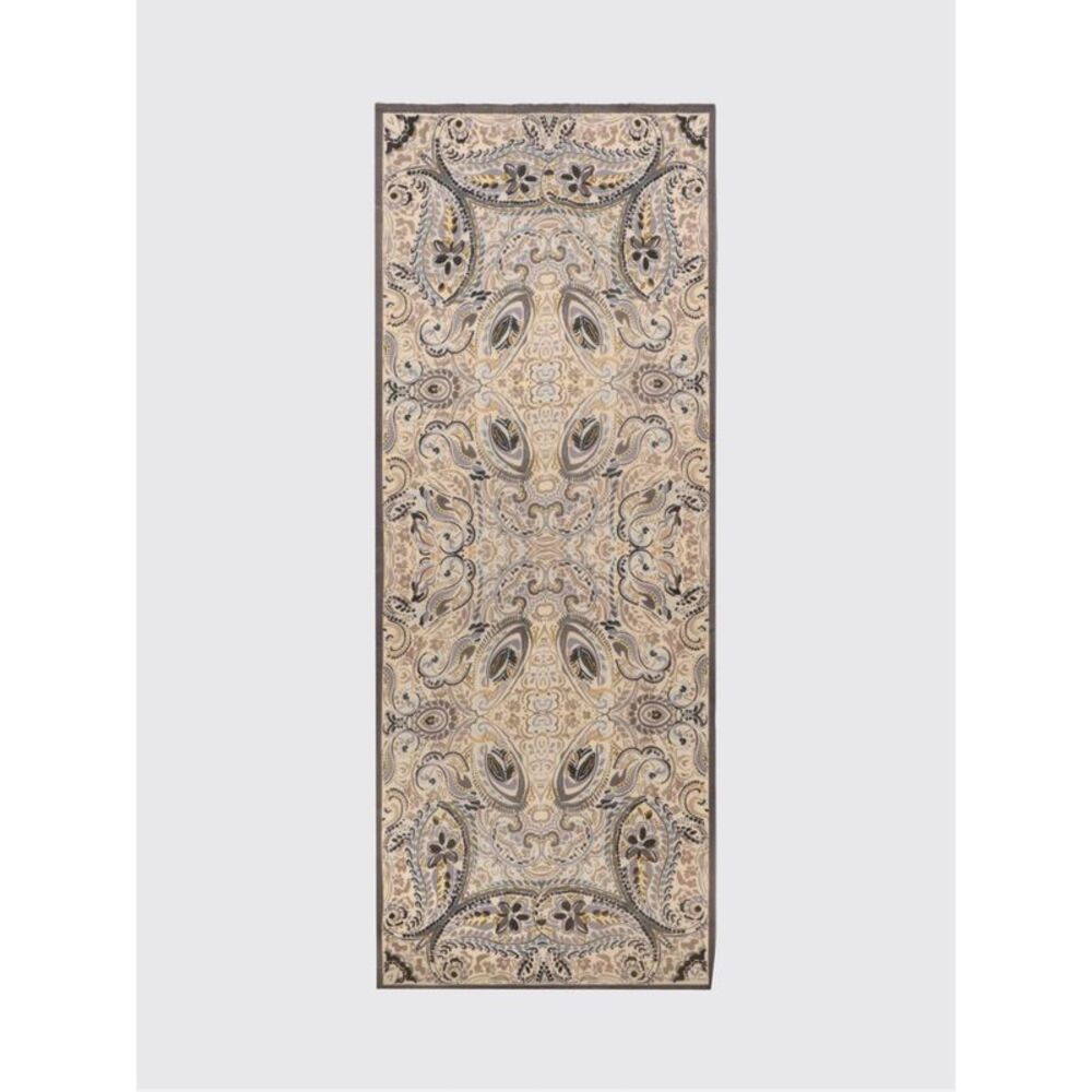 Etro Women Etro Paisley Print Wool, Cashmere And Silk-Blend Scarf